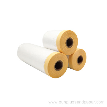 Automotive Pre-taped Masking Film Tape with Logo